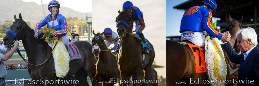 Game On Dude wins 3 Santa Anita HAndicaps